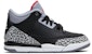 (PS) Air Jordan 3 Retro OG 2018 'Black Cement' Hitam Simen 429487-021