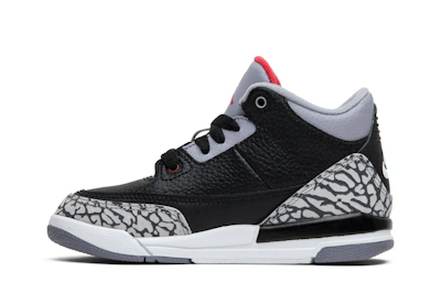 (Preschool) Air Jordan 3 Retro OG 2018 'Black Cement' 429487-021