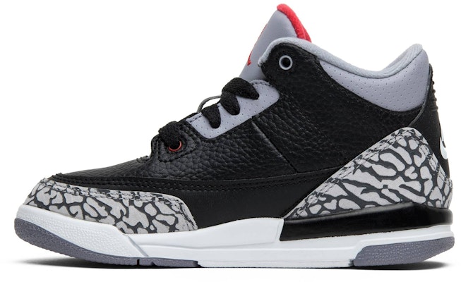 (Preschool) Air Jordan 3 Retro OG 2018 'Black Cement' 429487-021 Lookbook (Preschool) Air Jordan 3 Retro OG 2018 'Black Cement' 429487-021
