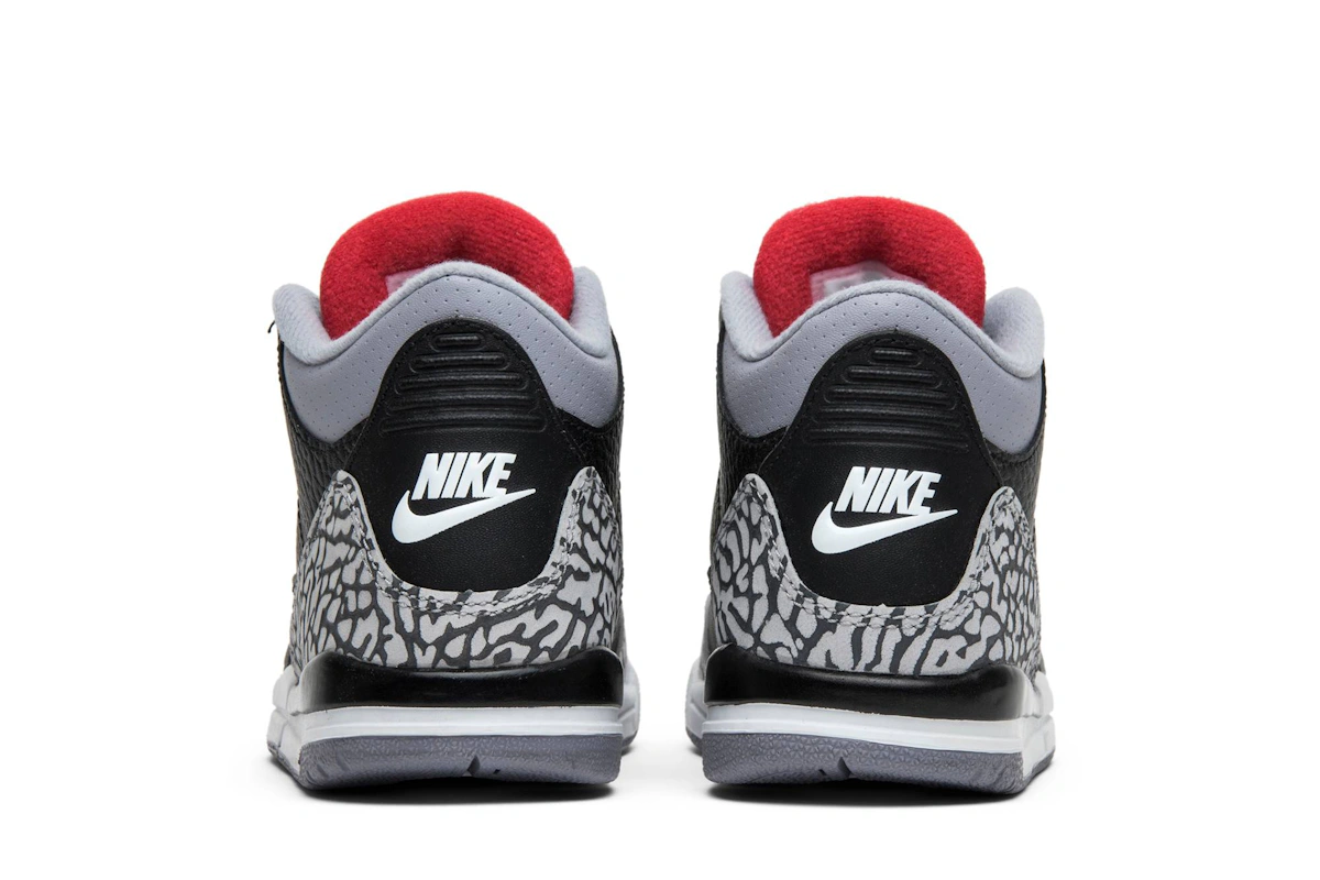 (Preschool) Air Jordan 3 Retro OG 2018 'Black Cement' 429487-021