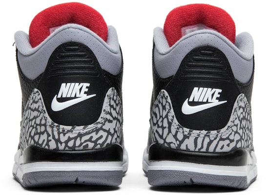 (Preschool) Air Jordan 3 Retro OG 2018 'Black Cement' 429487-021 Details for (Preschool) Air Jordan 3 Retro OG 2018 'Black Cement' 429487-021