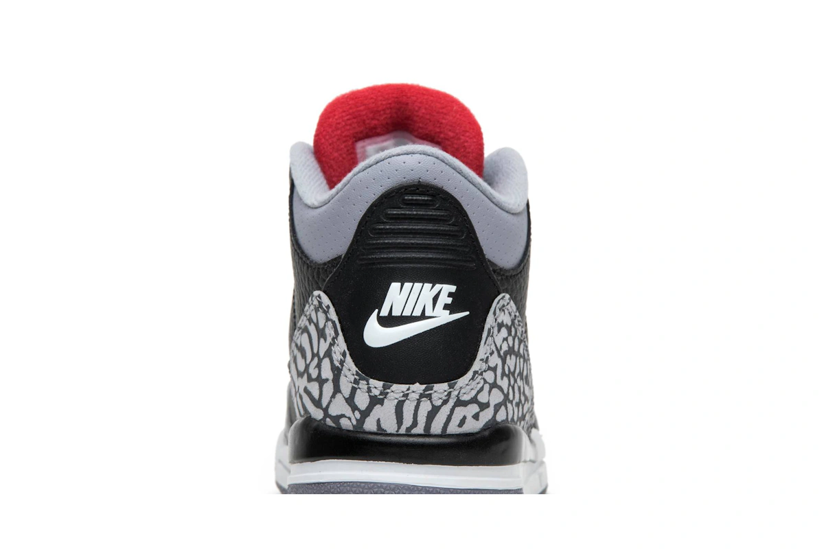 (Preschool) Air Jordan 3 Retro OG 2018 'Black Cement' 429487-021