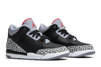(Preschool) Air Jordan 3 Retro OG 2018 'Black Cement' 429487-021