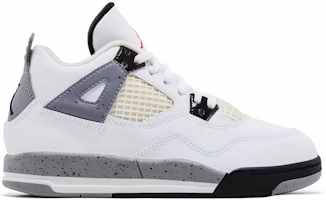 (Preschool) Air Jordan 4 Retro 2012 'White Cement' 308499-103