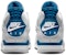 (PS) Air Jordan 4 Retro 2024 'Military Blue' Biru Tentera. BQ7669-141
