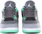(PS) Air Jordan 4 Retro 'Green Glow' Lelaki Wanita Kasut Hijau Luminescent. 308499-033