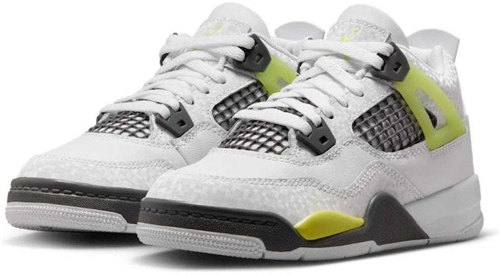 (Preschool) Air Jordan 4 Retro 'Light Lemon Twist' HJ5991-100 Lookbook (Preschool) Air Jordan 4 Retro 'Light Lemon Twist' HJ5991-100