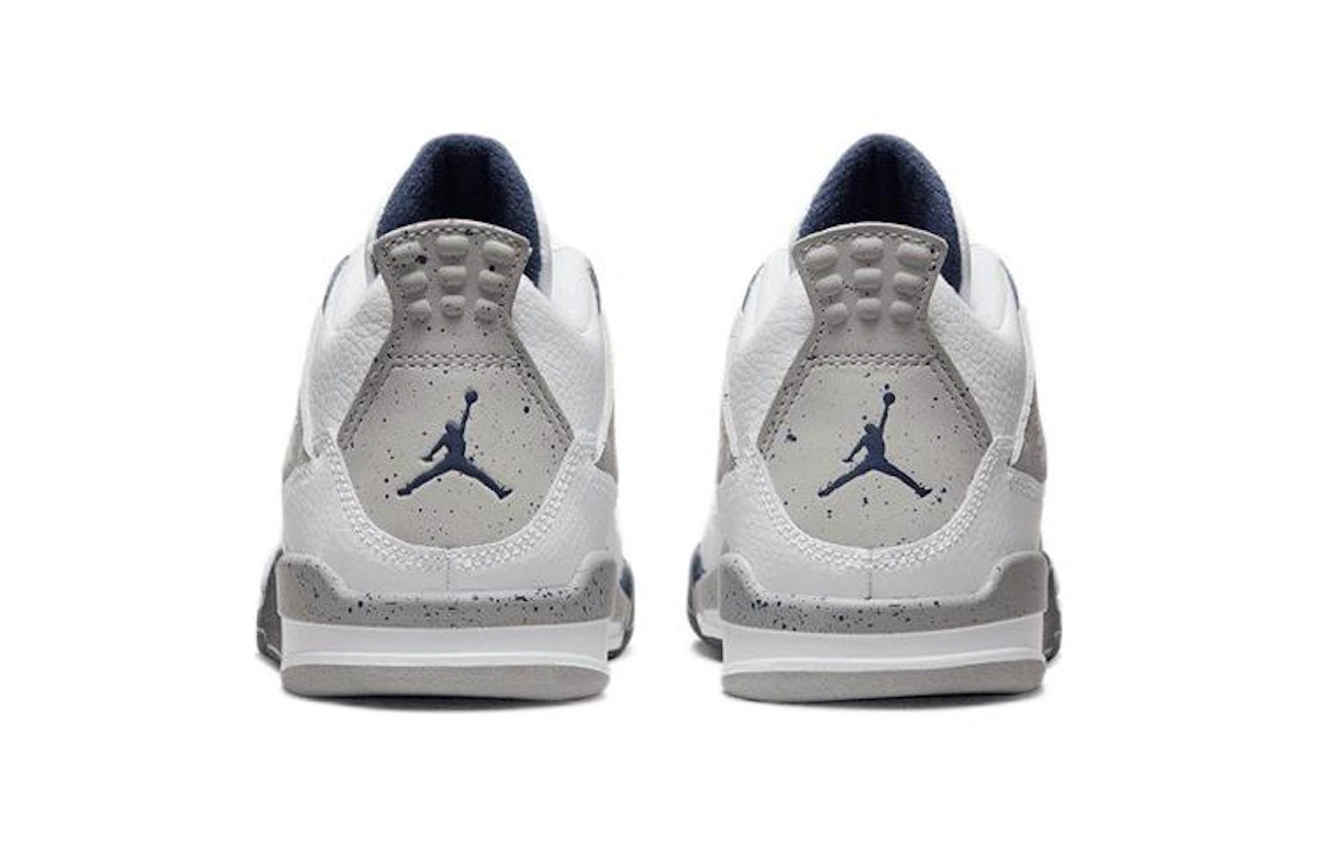 (Preschool) Air Jordan 4 Retro 'Midnight Navy' BQ7669-140