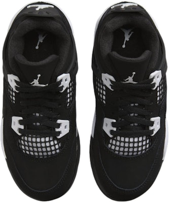 (Preschool) Air Jordan 4 Retro 'White Thunder' FV4537-001 Lookbook (Preschool) Air Jordan 4 Retro 'White Thunder' FV4537-001