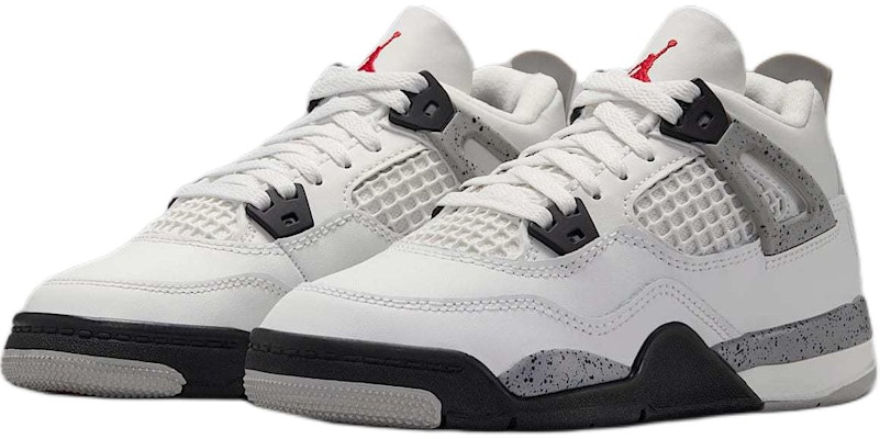 (Preschool) Air Jordan 4 Retro OG 2025 'White Cement' IB4388-100 Lookbook (Preschool) Air Jordan 4 Retro OG 2025 'White Cement' IB4388-100