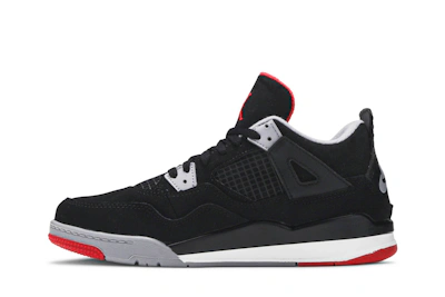 (Preschool) Air Jordan 4 Retro OG 'Bred' 2019 BQ7669-060
