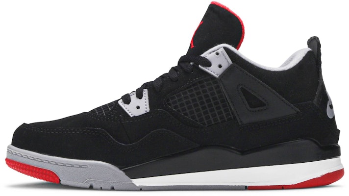 (Preschool) Air Jordan 4 Retro OG 'Bred' 2019 BQ7669-060 Lookbook (Preschool) Air Jordan 4 Retro OG 'Bred' 2019 BQ7669-060