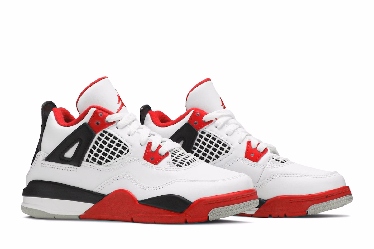 (Preschool) Air Jordan 4 Retro OG 'Fire Red' 2020 BQ7669-160