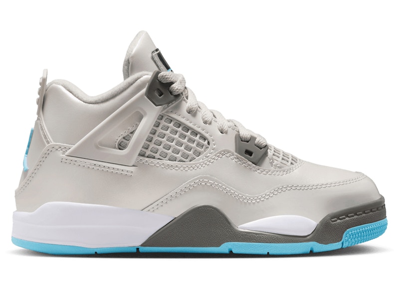 (Preschool) Air Jordan Jordan 4 Retro 'Photon Dust Blue Chill' HV4682-014