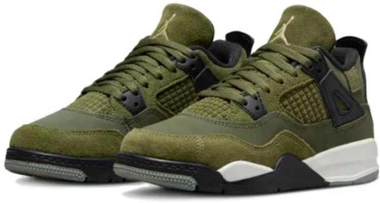 (Preschool) Air Jordan 4 Retro SE 'Craft - Olive' FB9929-200 Lookbook (Preschool) Air Jordan 4 Retro SE 'Craft - Olive' FB9929-200