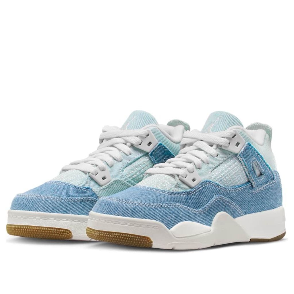 Shop (JR) Air Jordan 4 Retro TEX 'Denim Azul Desgastado' IB6715-100