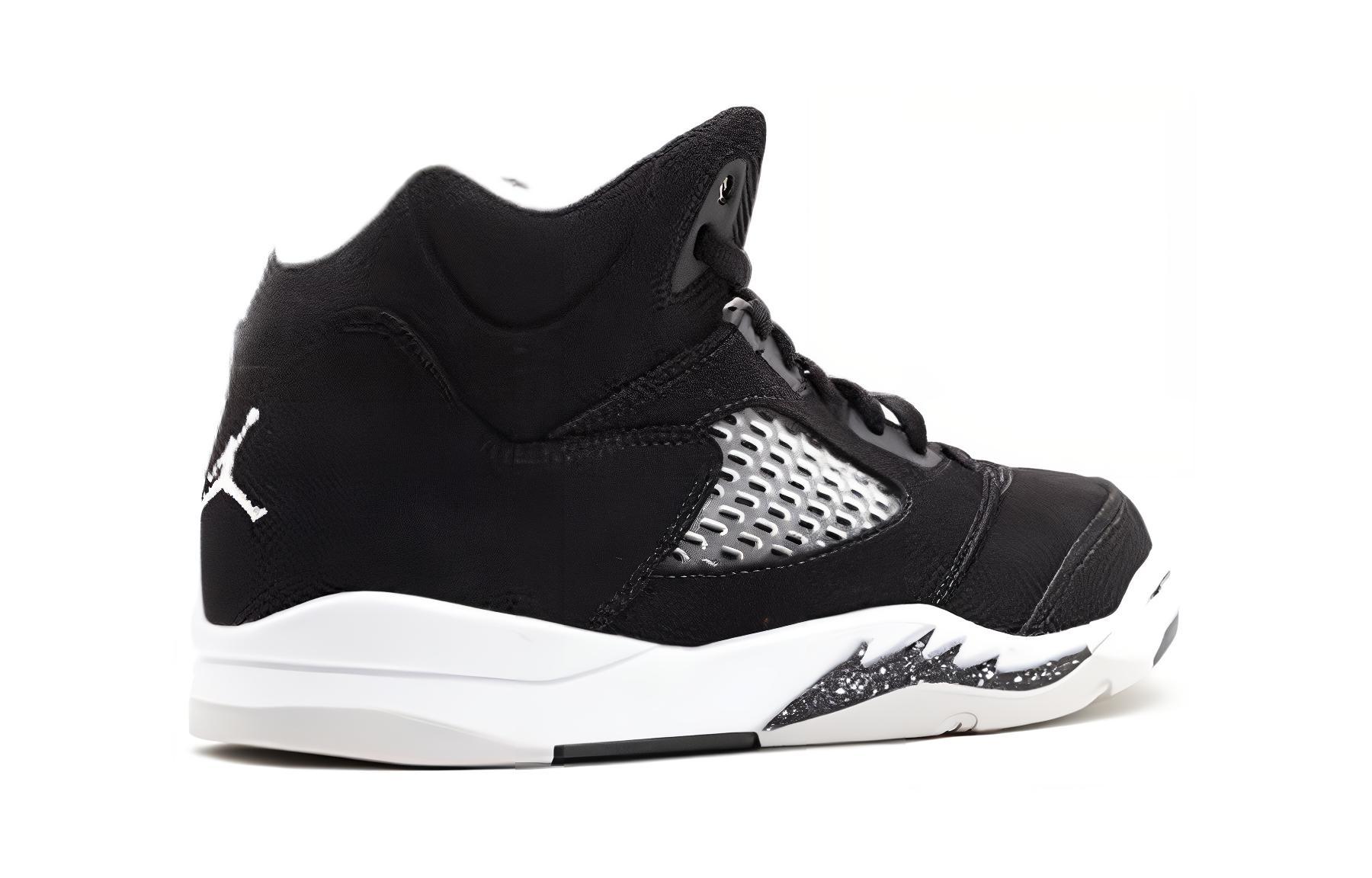 Shop (PS) Air Jordan 5 Retro 2013 'Oreo' Hitam Putih Retro Sneaker 440889-035