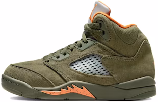 (Preschool) Air Jordan 5 Retro 2024 'Olive' 440889-308 (Preschool) Air Jordan 5 Retro 2024 'Olive' 440889-308