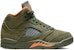 (PS) Air Jordan 5 Retro 2024 'Olive' Lelaki Sneakers 440889-308