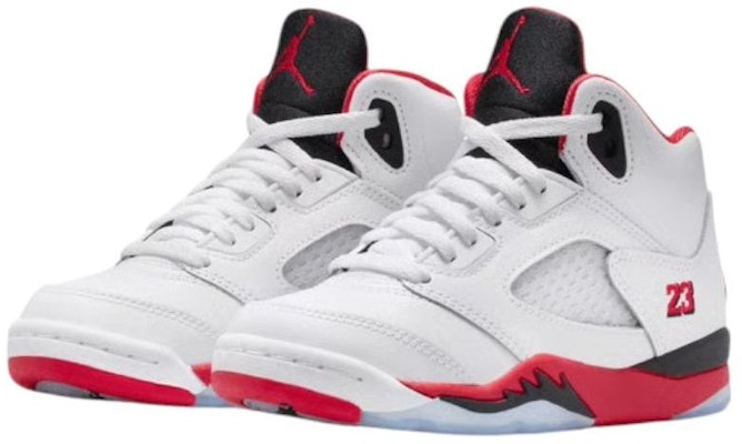(Preschool) Air Jordan 5 Retro 2025 'Fire Red' HQ7979-101 Shop (Preschool) Air Jordan 5 Retro 2025 'Fire Red' HQ7979-101