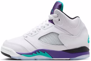 (Preschool) Air Jordan 5 Retro 2025 'Grape' HQ7979-100 (Preschool) Air Jordan 5 Retro 2025 'Grape' HQ7979-100