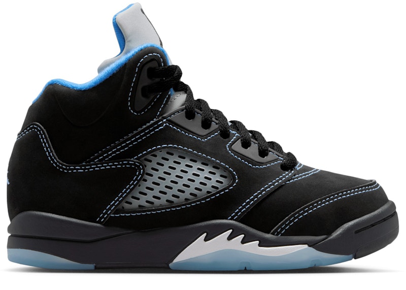 (Preschool) Air Jordan 5 Retro 2026 'Black University Blue' 440889-008