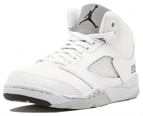 (Preschool) Air Jordan 5 Retro 'Metallic White' 440889-130 Order (Preschool) Air Jordan 5 Retro 'Metallic White' 440889-130