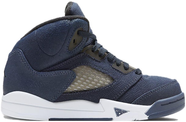 (學齡前) Air Jordan 5 復刻版 '午夜海軍藍' FN5453-400 Order (學齡前) Air Jordan 5 復刻版 '午夜海軍藍' FN5453-400