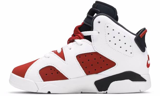 (Preschool) Air Jordan 6 Retro 'Carmine' 2021 384666-106 Lookbook (Preschool) Air Jordan 6 Retro 'Carmine' 2021 384666-106