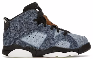 (Preschool) Air Jordan 6 Retro 'Washed Denim' CV5487-401 (Preschool) Air Jordan 6 Retro 'Washed Denim' CV5487-401