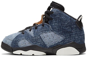 (Preschool) Air Jordan 6 Retro 'Washed Denim' CV5487-401 (Preschool) Air Jordan 6 Retro 'Washed Denim' CV5487-401