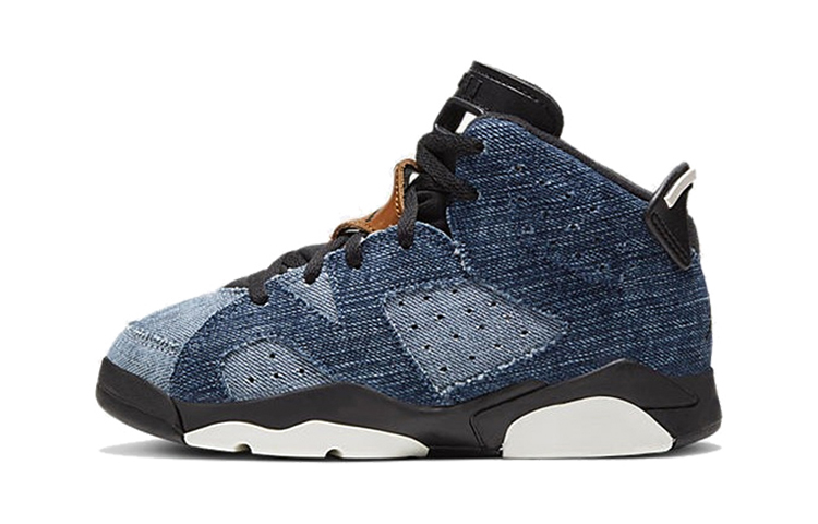 (Preschool) Air Jordan 6 Retro 'Washed Denim' CV5487-401