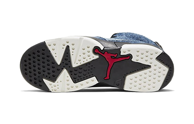 Shop (學齡前) Air Jordan 6 復刻版 '水洗牛仔布' CV5487-401
