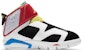 (PS) Air Jordan 6 Retro Little Flex 'Multi White' Putih Berwarna CT4416-103