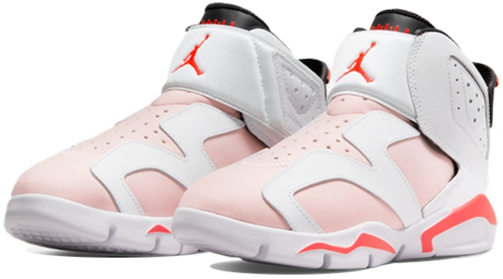 (PS) Air Jordan 6 Retro Little Flex Hitam/Putih/Merah Jambu DR8497-661 Lookbook (PS) Air Jordan 6 Retro Little Flex Hitam/Putih/Merah Jambu DR8497-661