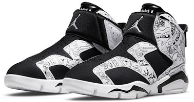 (PS) Air Jordan 6 复刻小童 SE '黑白' DC4103-001 Lookbook (PS) Air Jordan 6 复刻小童 SE '黑白' DC4103-001