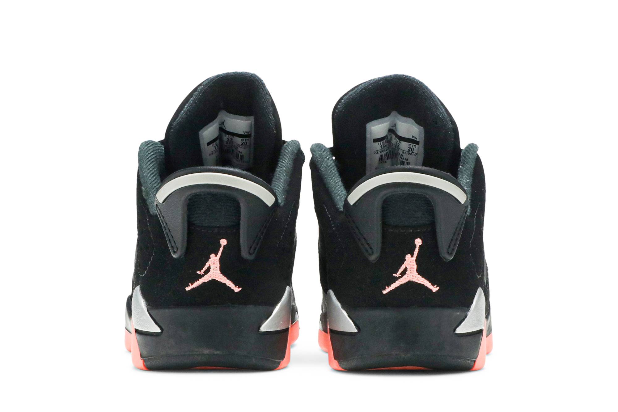 Details for (PS) エアジョーダン6 レトロ ロー "ブラックサンブラッシュ" 768884-022