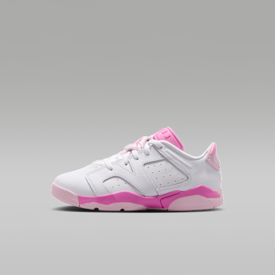 (Preschool) Air Jordan 6 Retro Low White/Pink Foam/Playful Pink IQ5979-100