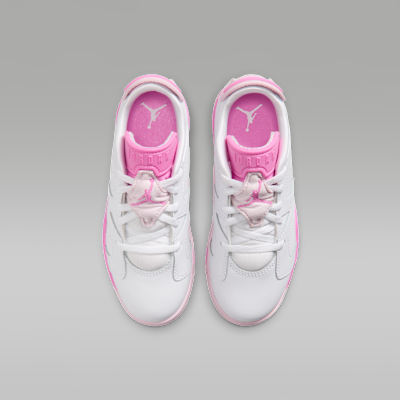 Shop (Preschool) Air Jordan 6 Retro Low White/Pink Foam/Playful Pink IQ5979-100