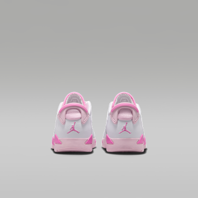 Details for (Preschool) Air Jordan 6 Retro Low White/Pink Foam/Playful Pink IQ5979-100