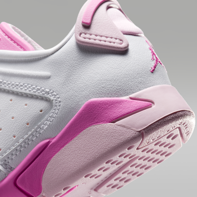 Cheap (Preschool) Air Jordan 6 Retro Low White/Pink Foam/Playful Pink IQ5979-100