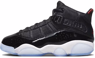 (Preschool) Air Jordan 6 Rings 'Black Gym Red' 323432-064