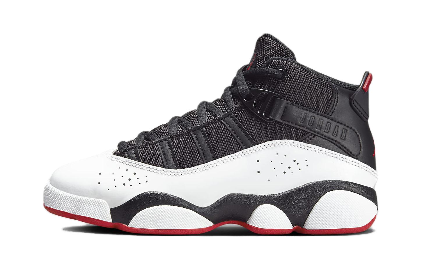 Buy (PS) Air Jordan 6 Rings 'Negro Rojo Varsity' 323432-067