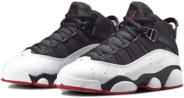 (PS) Air Jordan 6 Rings '黑色大学红' 323432-067 Lookbook (PS) Air Jordan 6 Rings '黑色大学红' 323432-067