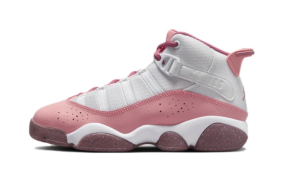 (Preschool) Air Jordan 6 Rings 'Coral Chalk' 323432-616
