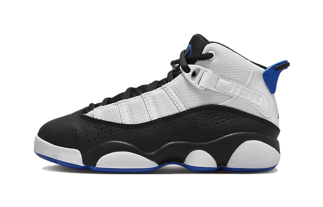 Buy 中童 Jordan Air Jordan 6 Rings BP 防滑防踢 中幫 兒童籃球鞋 白黑