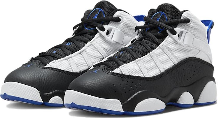 中童 Jordan Air Jordan 6 Rings BP 防滑防踢 中幫 兒童籃球鞋 白黑 Lookbook 中童 Jordan Air Jordan 6 Rings BP 防滑防踢 中幫 兒童籃球鞋 白黑