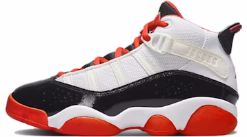 (Preschool) Air Jordan 6 Rings 'White Black Team Orange' DV1343-108