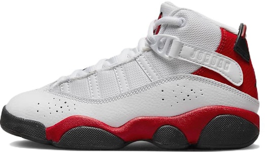 (PS) Air Jordan 6 Rings 白黑大学红配色篮球鞋 323432-126 Buy (PS) Air Jordan 6 Rings 白黑大学红配色篮球鞋 323432-126