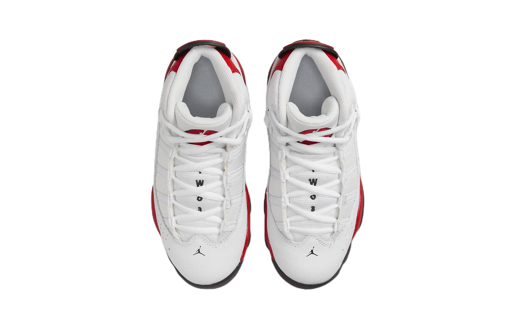 (PS) Jordan 6 Rings 'White Black University Red' 圖 4